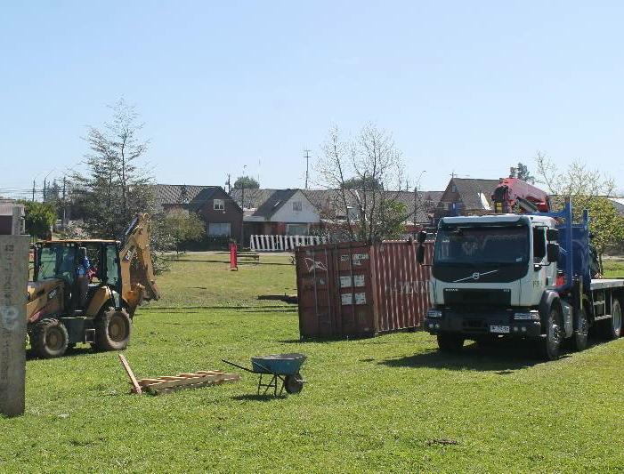 Obras en Parque Krahmer