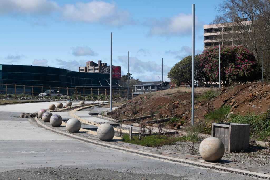 Plaza Chile en construcción