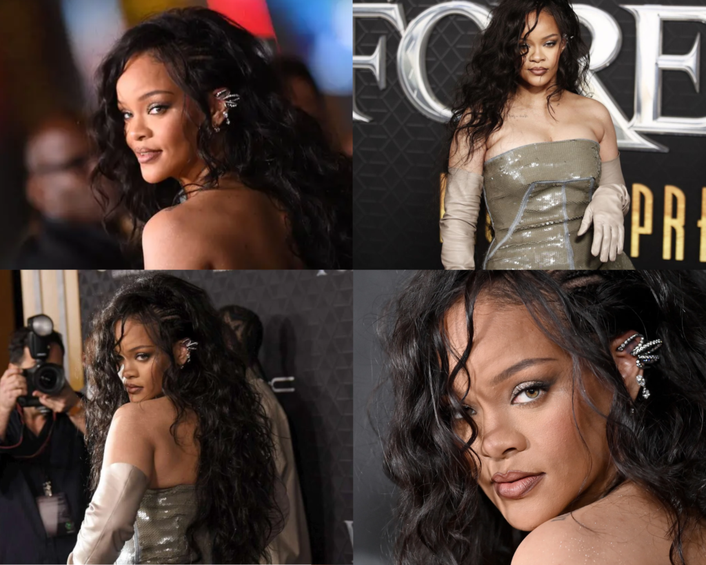 Rihanna en la premiere de "Black Panther: Wakanda Forever"